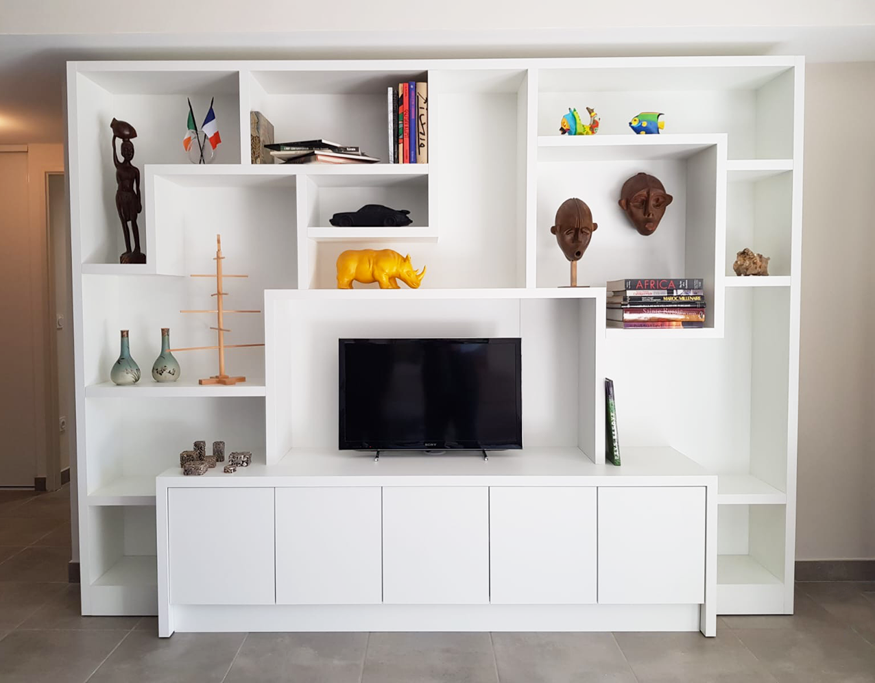 Etagère sur mesure pour particulier