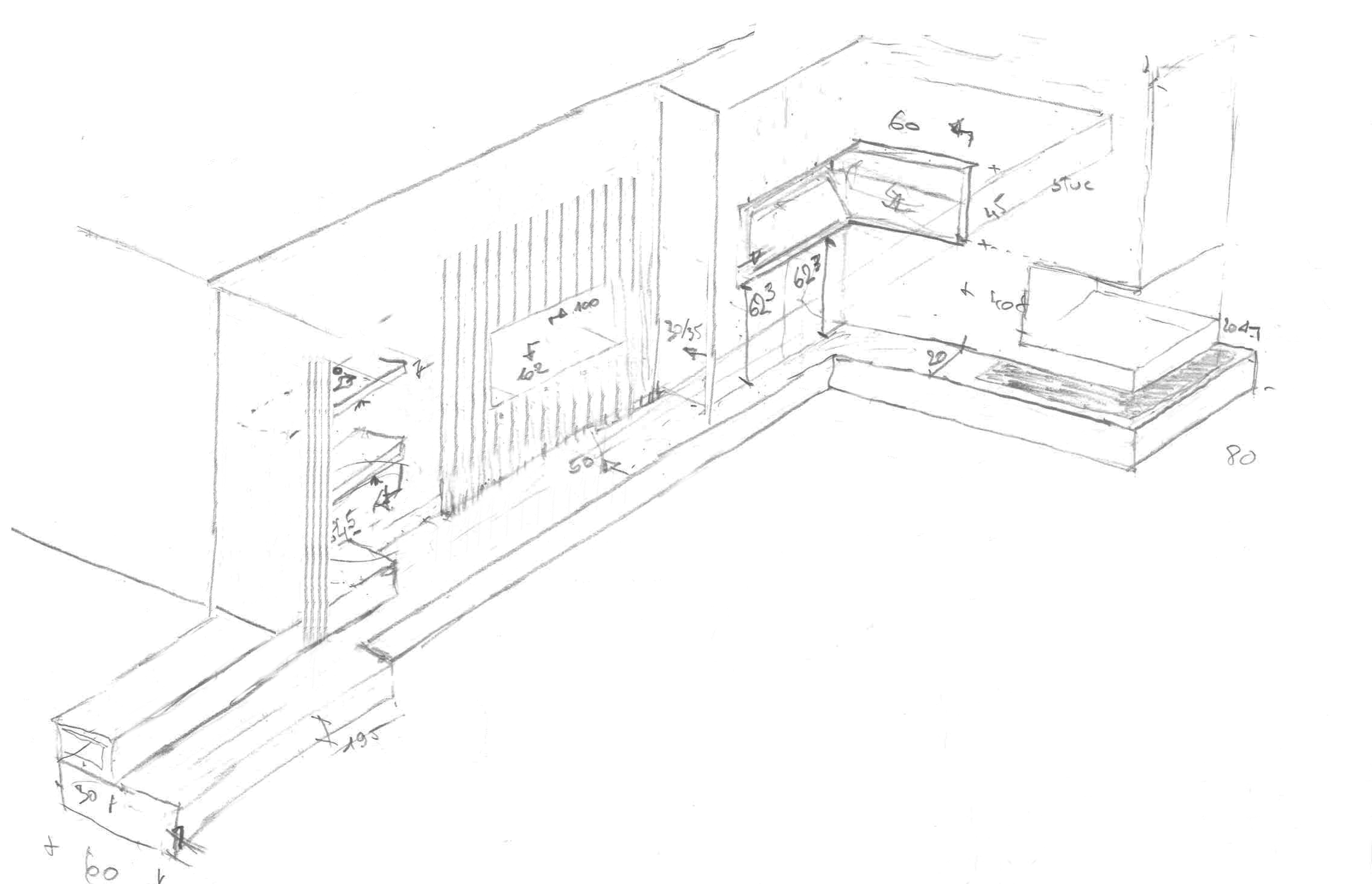 Etagère sur mesure pour particulier